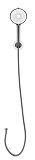 Душевой гарнитур FERRO (держатель лейки) 3 режима шланг 150 металл круг