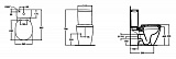 Унитаз-компакт напольный Ideal Standard Connect Arc E803601