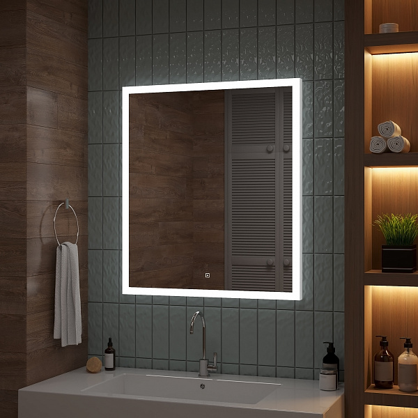 Зеркало Континент"Sevilla Led" 800х900