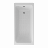 Ванна чугунная Delice Parallel 1600х700 без ручек с анстискользящим покрытием