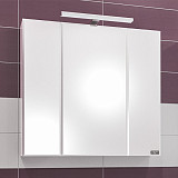 Зеркальный шкаф Стандарт 90, со светом Санта 113018