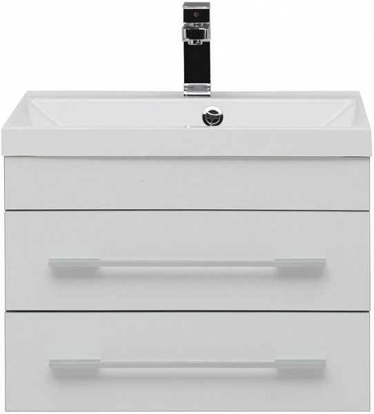Тумба под раковину Aquanet Верона 58 New белый матовый 00272423