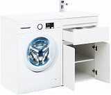 Тумба под раковину Aquanet Токио 58 белый (напольная, 1 ящик, 2 дверцы) 00237745