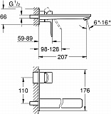 Смеситель для раковины Grohe Lineare New 23444001