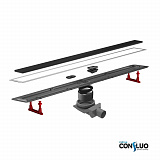 Душевой лоток Pestan Confluo Premium Line 450 Black Glass