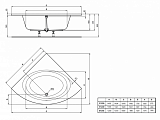 Акриловая ванна Ideal Standard Connect Air E124801 120х120