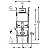 Система инсталляции для унитазов Geberit Duofix UP320 111.380.00.5 (отдельностоящая)