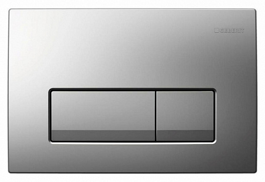 Клавиша смыва Geberit Delta 51 115.105.46.1 хром матовый