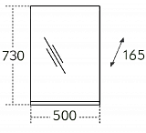 Зеркало Сити 50 Санта 101200