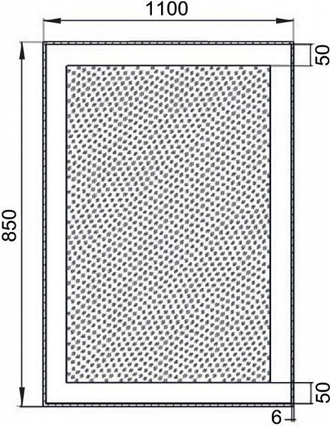 Зеркало Aquanet Алассио new 11085 LED 00249348