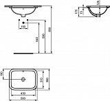 Раковина Ideal Standard Connect 50 см E505801