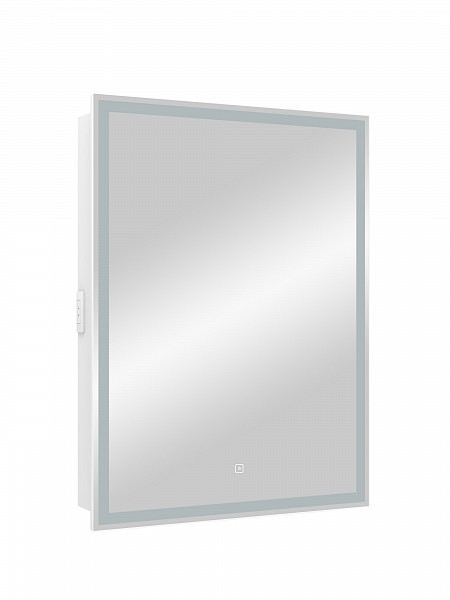 Зеркало-шкаф Континент "Allure LED" 600х800 правый с розеткой