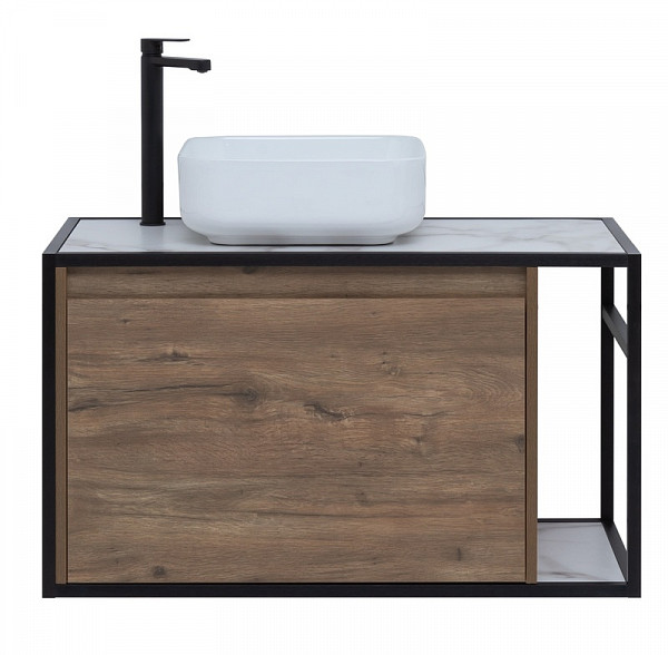 Тумба под раковину Aquanet Nova Lite Loft 90 L дуб рустикальный 00261660