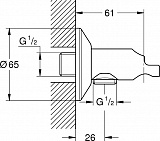 Шланговое подключение Grohe Sena Trigger Spray 26333000