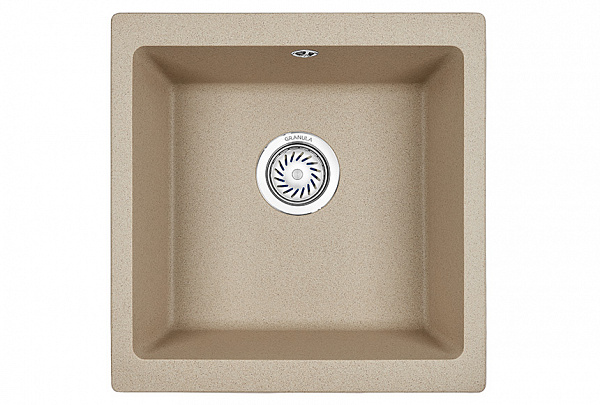Мойка кухонная Granula квадратная кварц 4451, ПЕСОК