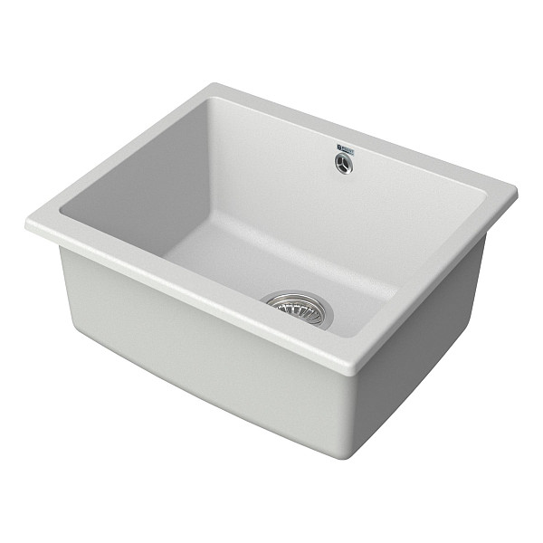 Мойка кухонная Point Сидли 55 PN3007W, белый