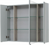 Зеркальный шкаф Aquanet Алвита New 100 Серый 00277544