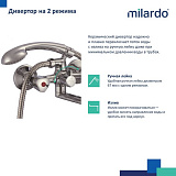 Смеситель для ванны с длинным изливом, Tring, Milardo, TRISBL2M10