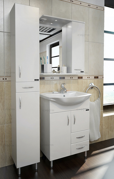 Тумба под раковину Грация 60 2 ящика Санта 201020