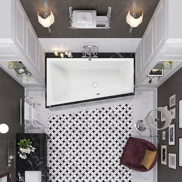 Акриловая ванна Vagnerplast Cavallo Offset 160x90 левая VPBA169CAV3LX-04
