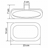 Держатель полотенец Wasserkraft Kammel K-8360