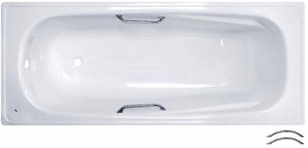 Стальная ванна BLB Universal HG 170x70 B70H с отверстиями под ручки