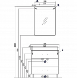 Тумба под раковину Акватон Америна 76 см 1A169101AM950