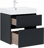 Тумба под раковину Aquanet Бруклин 60 антрацит матовый 00310140