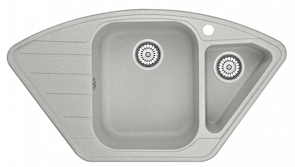 Мойка кухонная Granula многоугольная кварц 9101, БАЗАЛЬТ
