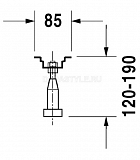 Ножки Duravit 790100