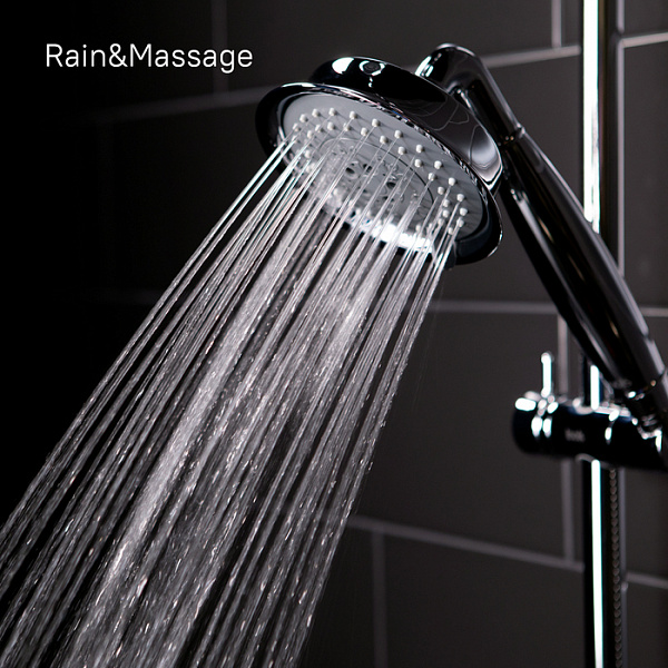 Душевой гарнитур с верхней лейкой, Retro, IDDIS, RETSB4Fi76