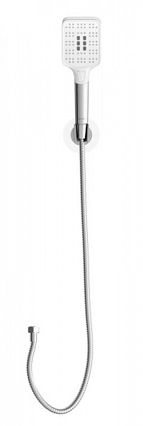 Душевой гарнитур FERRO (держатель лейки) 3 режима шланг 150 металл квадрат