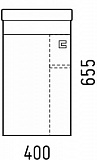 Тумба под раковину Corozo Комо 40 белая SD-00000317