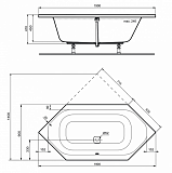 Акриловая ванна Ideal Standard Tonic II K746901 190x90