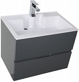 Тумба под раковину Aquanet Алвита 70 серый антрацит 00183992