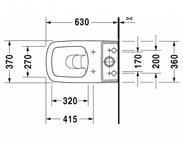 Крышка-сиденье Duravit DuraStyle 0063710000