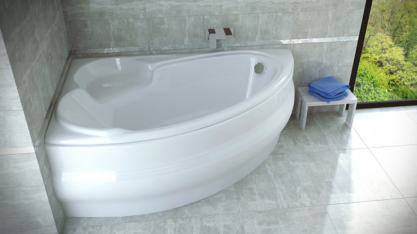 Акриловая ванна Besco Finezja Nova 155x95 WAF-155-NL Левая