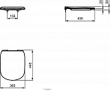 Крышка-сиденье Ideal Standard Tesi T352701