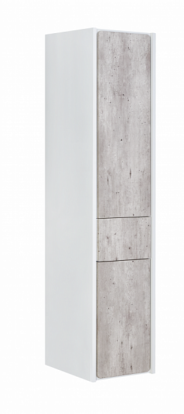 Шкаф - колонна Roca Ronda R белый матовый/бетон ZRU9303006