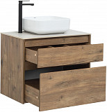 Тумба под раковину Aquanet Nova Lite 75 дуб рустикальный (2 ящика) 00249515