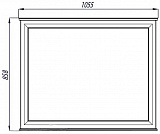 Зеркало Акватон Беатриче 106x86 1A187302BEM60