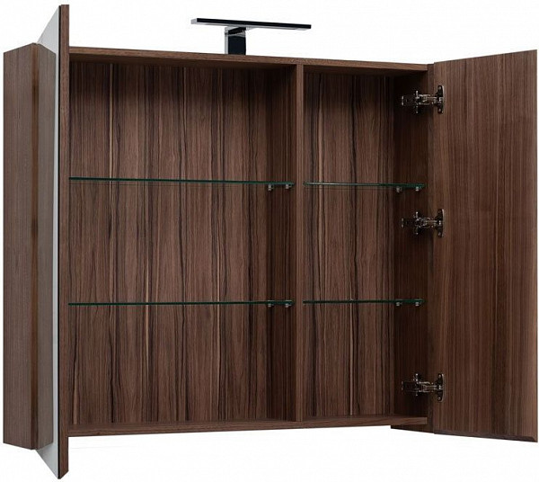 Зеркало-шкаф Aquanet Нью-Йорк 100 орех 00203955