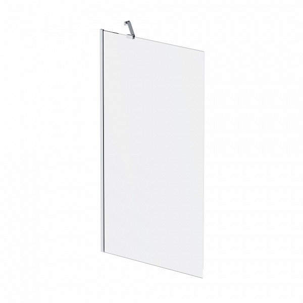 W90BS-080-140CM Gem шторка на борт ванны 80х140, фиксированная, хром, стекло матовое, с пристенным к