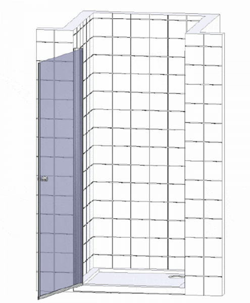 Душевая дверь Wasserkraft Berkel 48P04