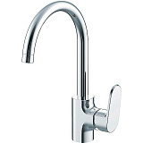 Смеситель для кухни Bravat Pure высокий излив F7105161C