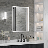 Зеркало Континент "Frame white standart" 600x800