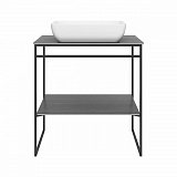 Тумба под раковину Kerama Marazzi Plaza Next 80 см PL.N.80.01\BLK.M