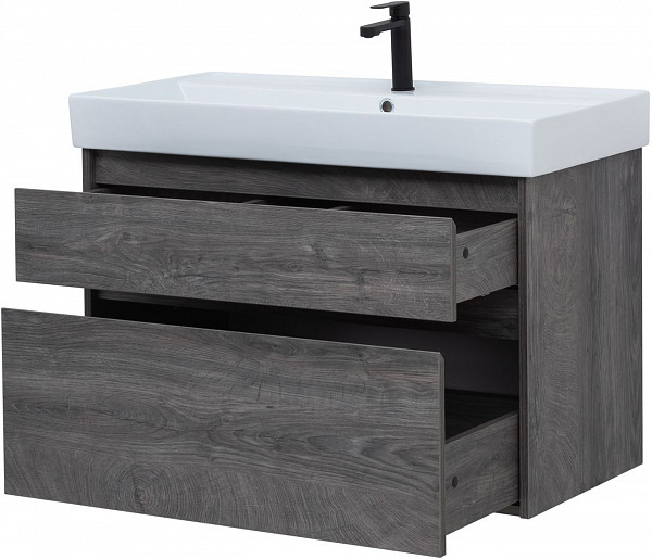 Тумба под раковину Aquanet Nova Lite 90 дуб рошелье (2 ящика) 00242267