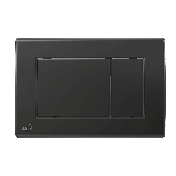 Клавиша смыва AlcaPlast M278 черная матовая