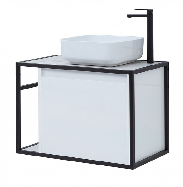 Тумба под раковину Aquanet Nova Lite Loft 75 R белый 00261649